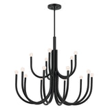 Kichler Odensa 15-Light Black Modern/Contemporary Chandelier