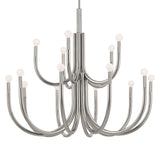 Kichler Odensa 15-Light Polished Nickel Modern/Contemporary Chandelier