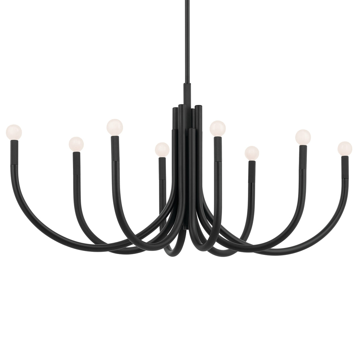 Kichler Odensa 8-Light Black Modern/Contemporary Chandelier