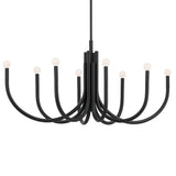 Kichler Odensa 8-Light Black Modern/Contemporary Chandelier
