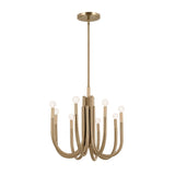 Kichler Odensa 8-Light Gold Modern/Contemporary Chandelier