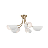 Kichler Arcus 5-Light Gold Mid-century Chandelier