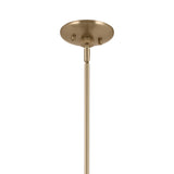 Kichler Phix 6-Light Gold Mid-century Chandelier