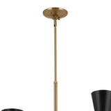 Kichler Phix 12-Light Gold Mid-century Chandelier
