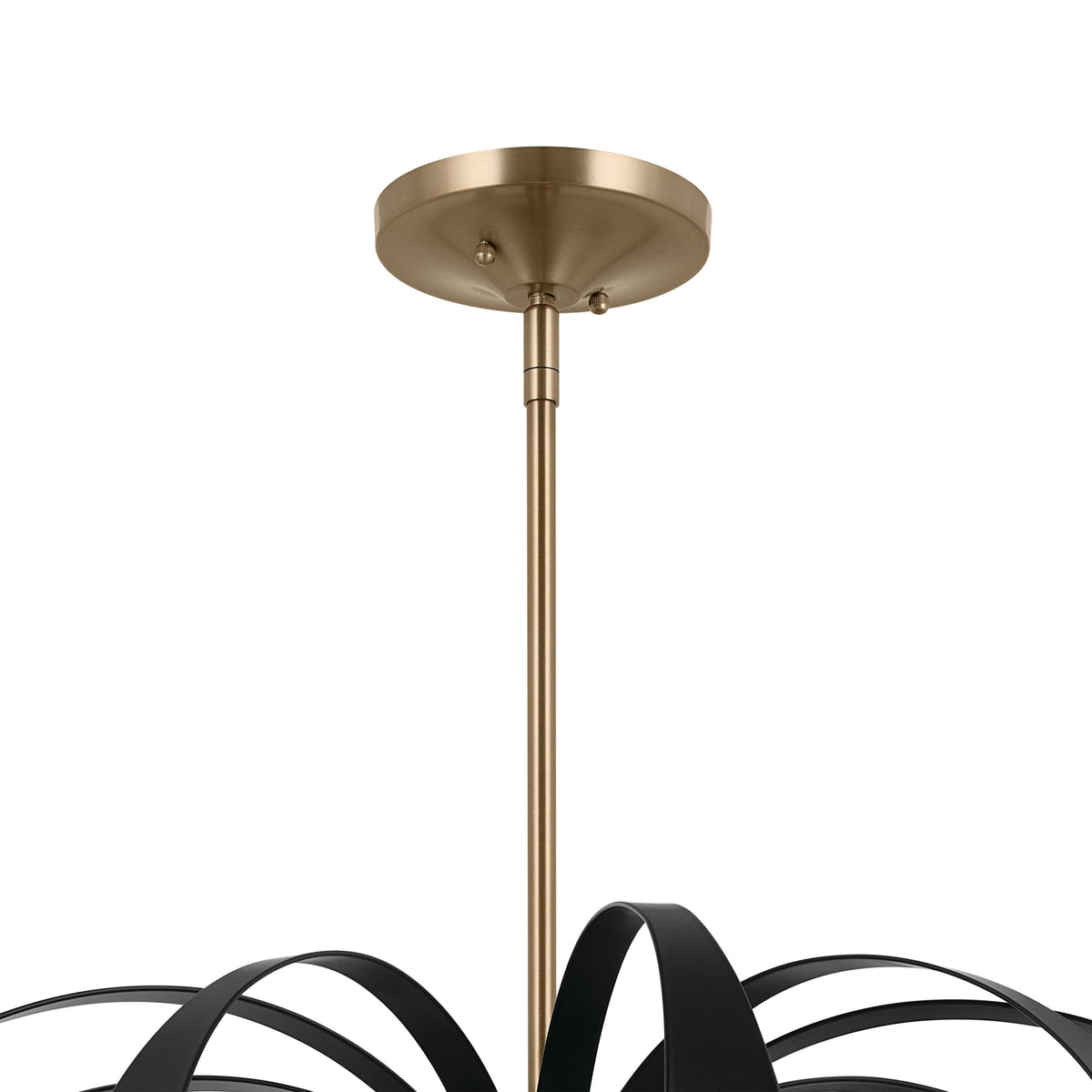 Kichler Petal 5-Light Gold Vintage Chandelier
