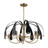 Kichler Petal 5-Light Gold Vintage Chandelier