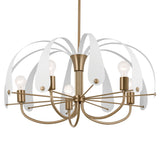 Kichler Petal 5-Light Gold Vintage Chandelier