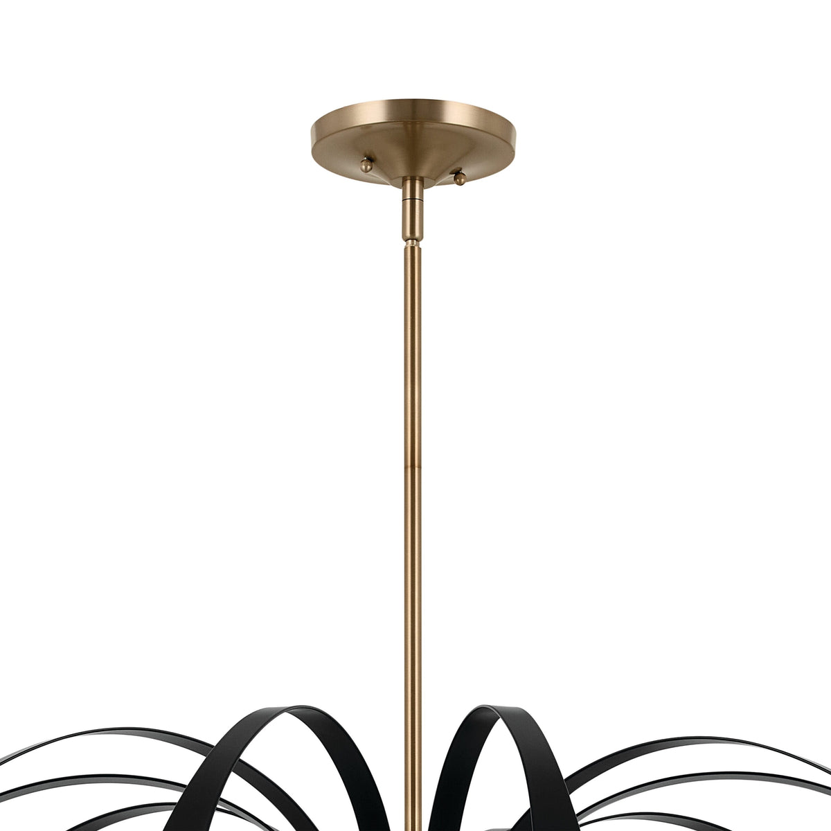 Kichler Petal 5-Light Gold Vintage Chandelier