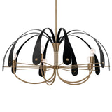 Kichler Petal 5-Light Gold Vintage Chandelier