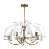 Kichler Petal 5-Light Gold Vintage Chandelier