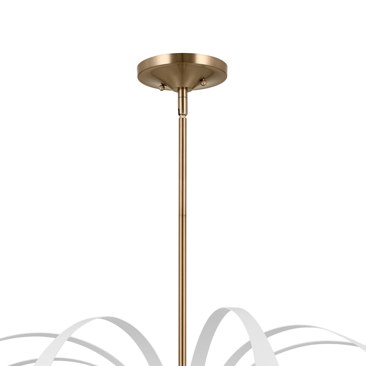Kichler Petal 5-Light Gold Vintage Chandelier