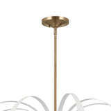 Kichler Petal 5-Light Gold Vintage Chandelier