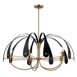 Kichler Petal 5-Light Gold Vintage Chandelier