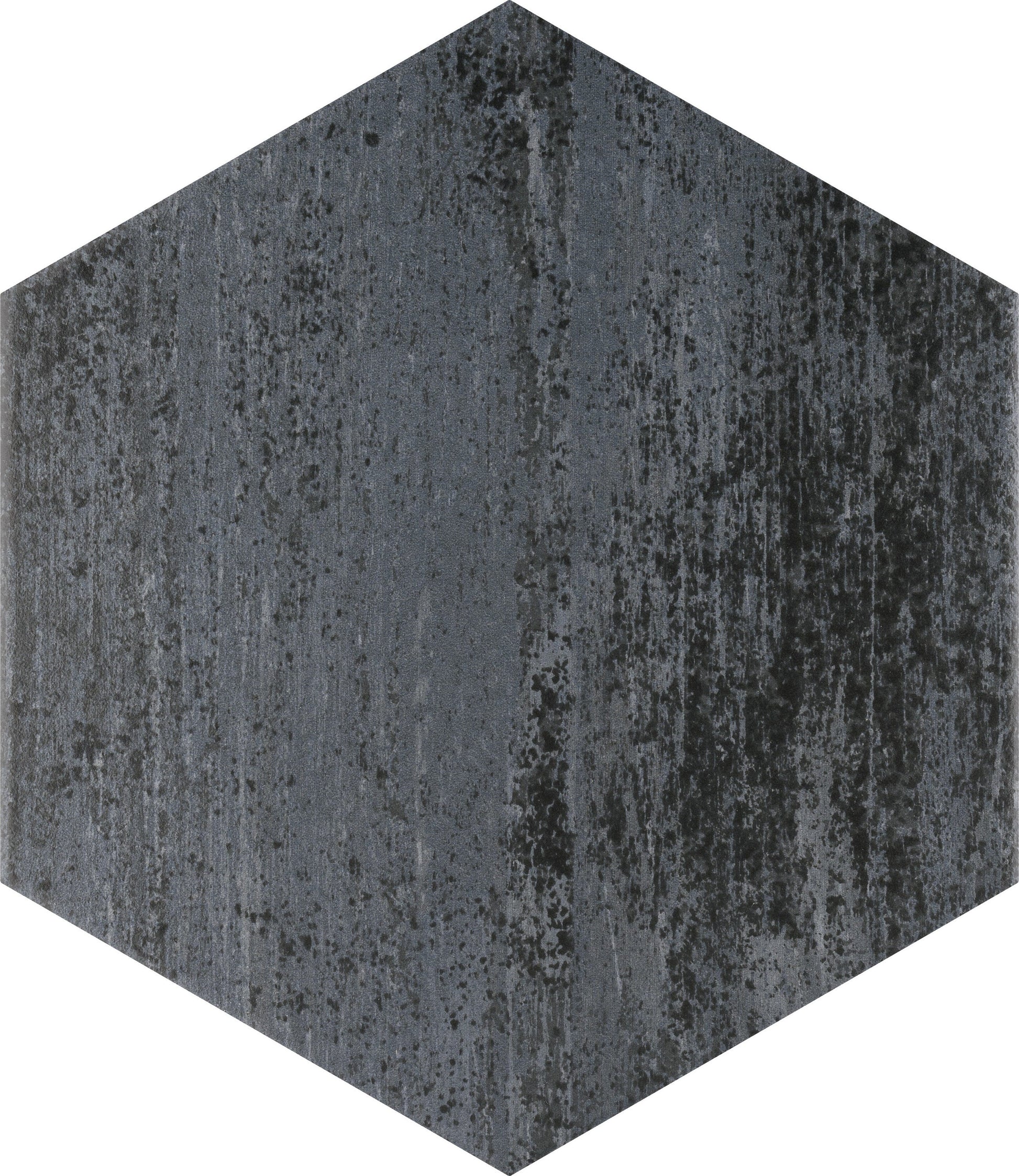 Affinity Tile Cassis Hex Black 9-in x 10-in Multi-finish Porcelain Wood look Hexagon Floor and Wall Tile product image