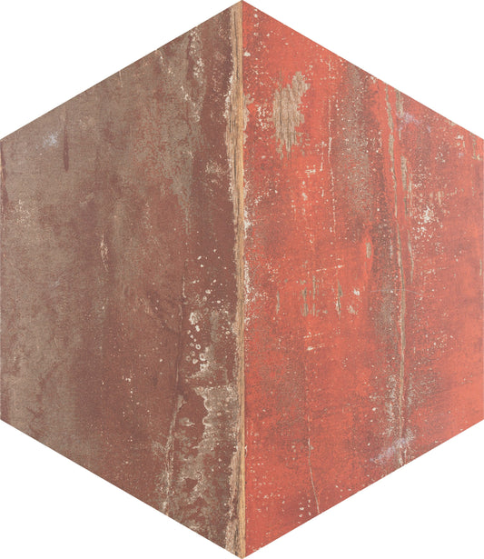 Affinity Tile Karacter Hex Vintage 10-in x 11-in Matte Porcelain Wood look Hexagon Floor and Wall Tile product image