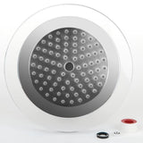 1-Spray 7.68 in. Single Wall Mount Fixed Rain Shower Head in Blue - Super Arbor