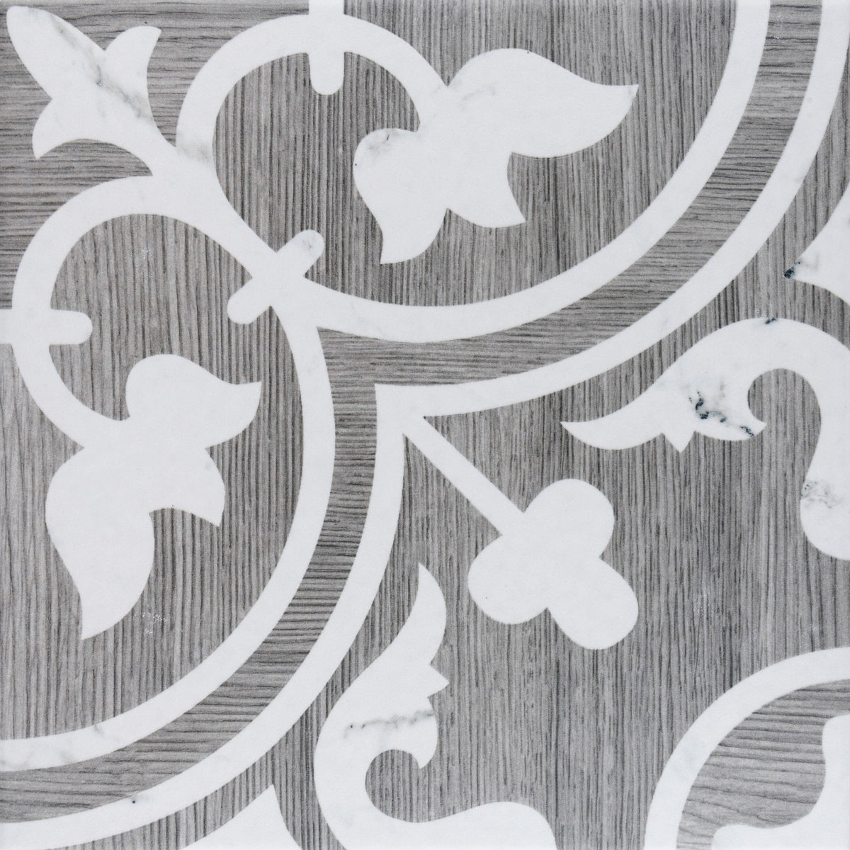 Affinity Tile Llama Arte Loire Verso Silver Smoke 10-in x 10-in Multi-finish Porcelain Wood look Floor and Wall Tile product image