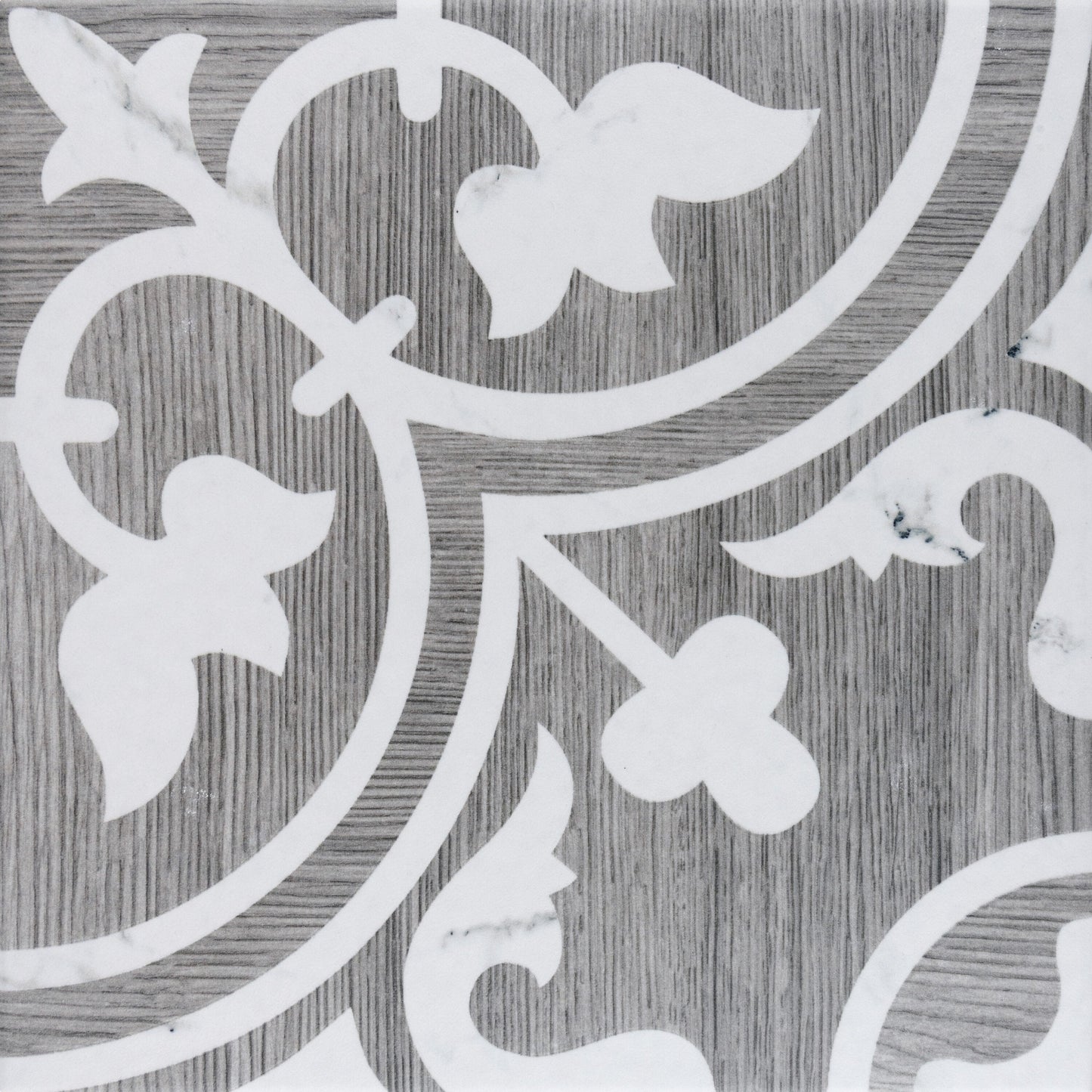 Affinity Tile Llama Arte Loire Verso Silver Smoke 10-in x 10-in Multi-finish Porcelain Wood look Floor and Wall Tile product image