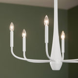 Kichler Deela 6-Light White Modern/Contemporary Chandelier