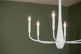 Kichler Deela 6-Light White Modern/Contemporary Chandelier