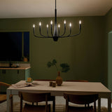 Kichler Deela 8-Light Black Modern/Contemporary Chandelier