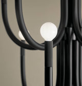 Kichler Odensa 15-Light Black Modern/Contemporary Chandelier