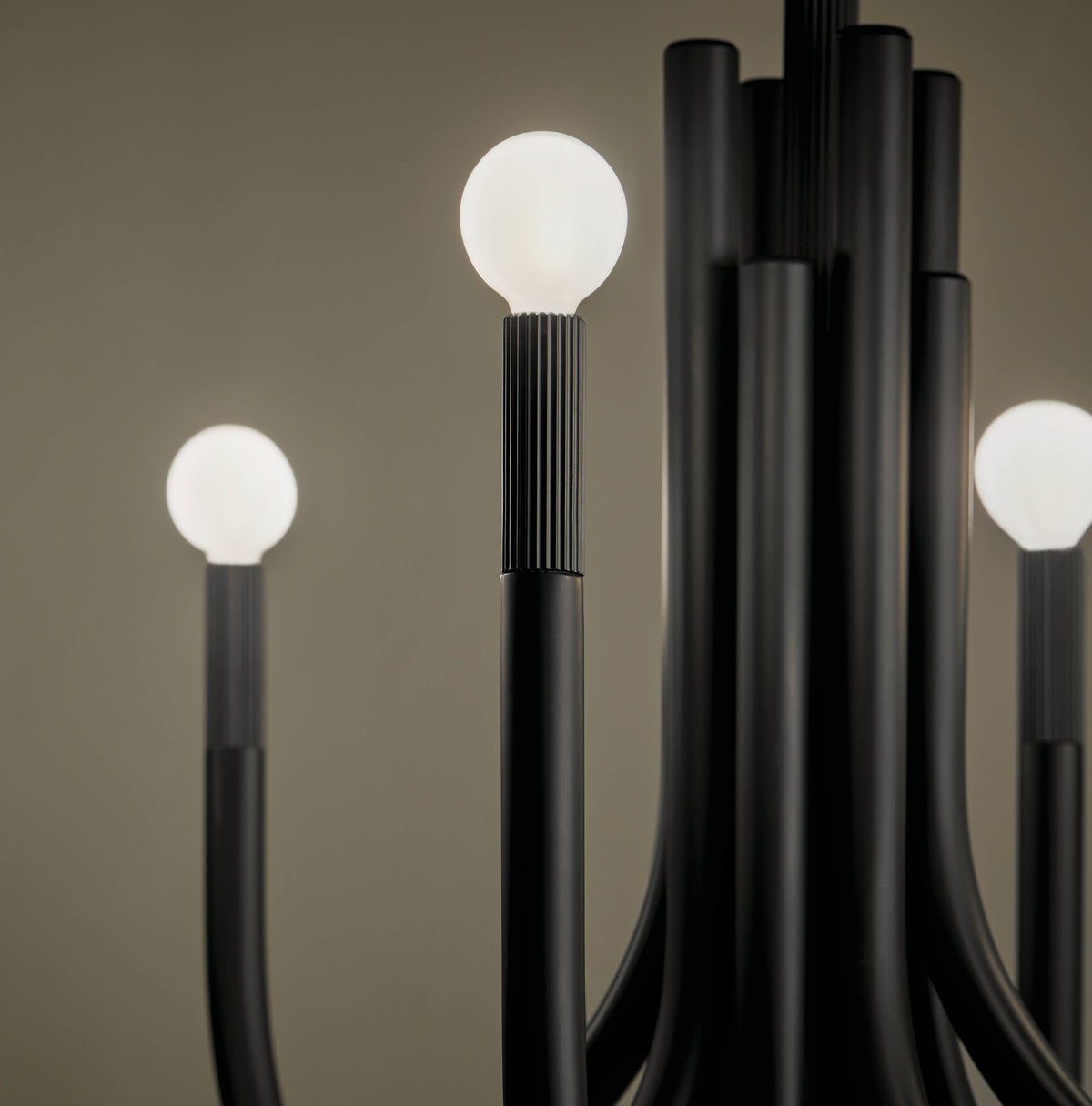 Kichler Odensa 8-Light Black Modern/Contemporary Chandelier