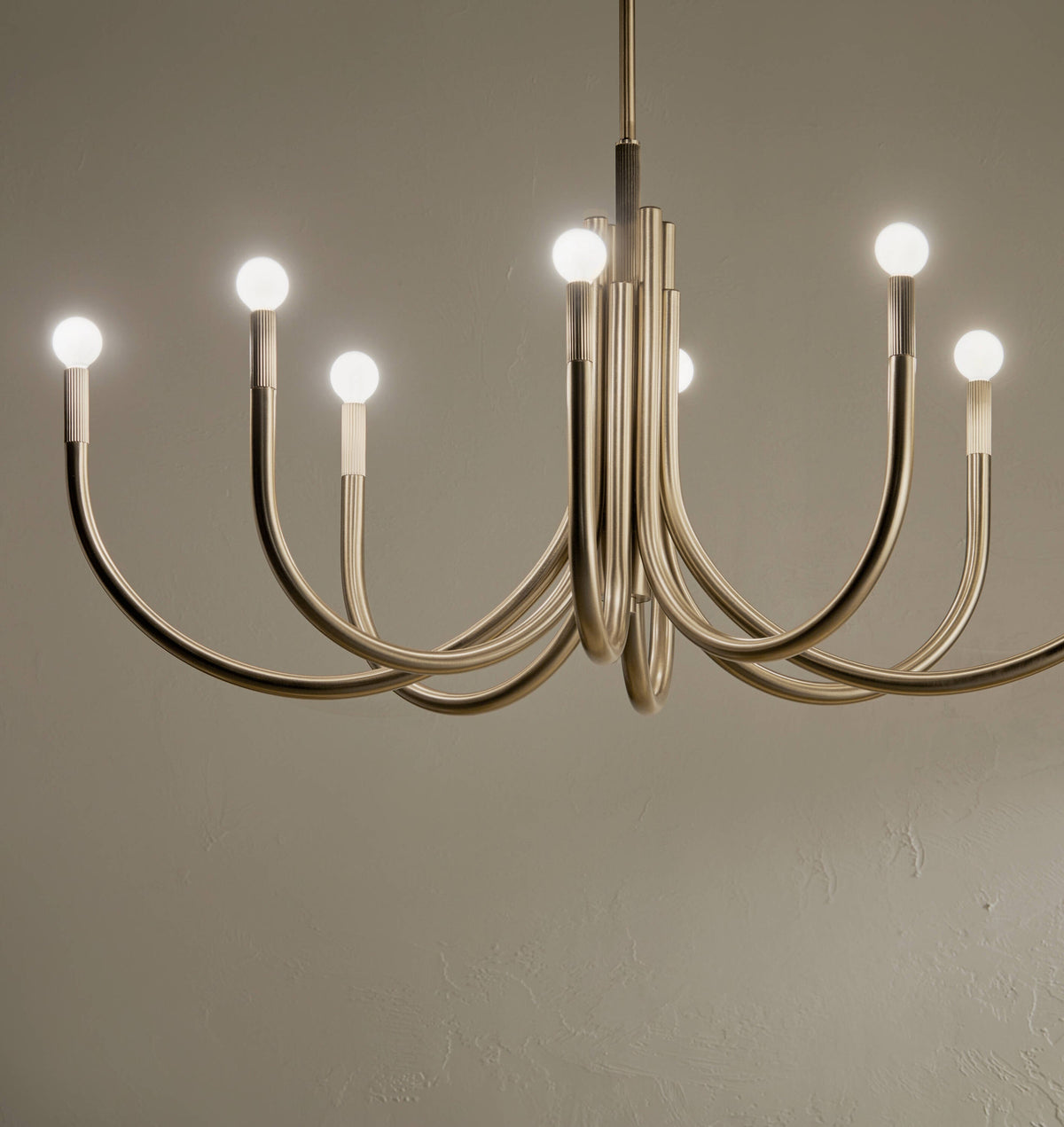 Kichler Odensa 8-Light Gold Modern/Contemporary Chandelier