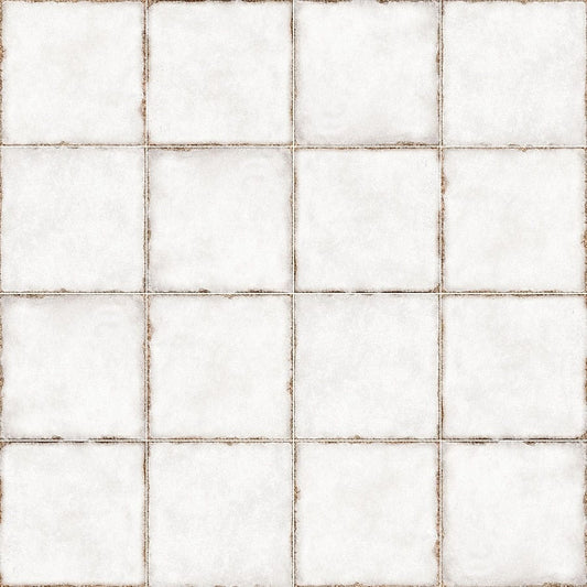 allen + roth Cementine White 8-in x 8-in Matte Porcelain Cement Look Floor and Wall Tile (12.18-sq. ft/ Carton)