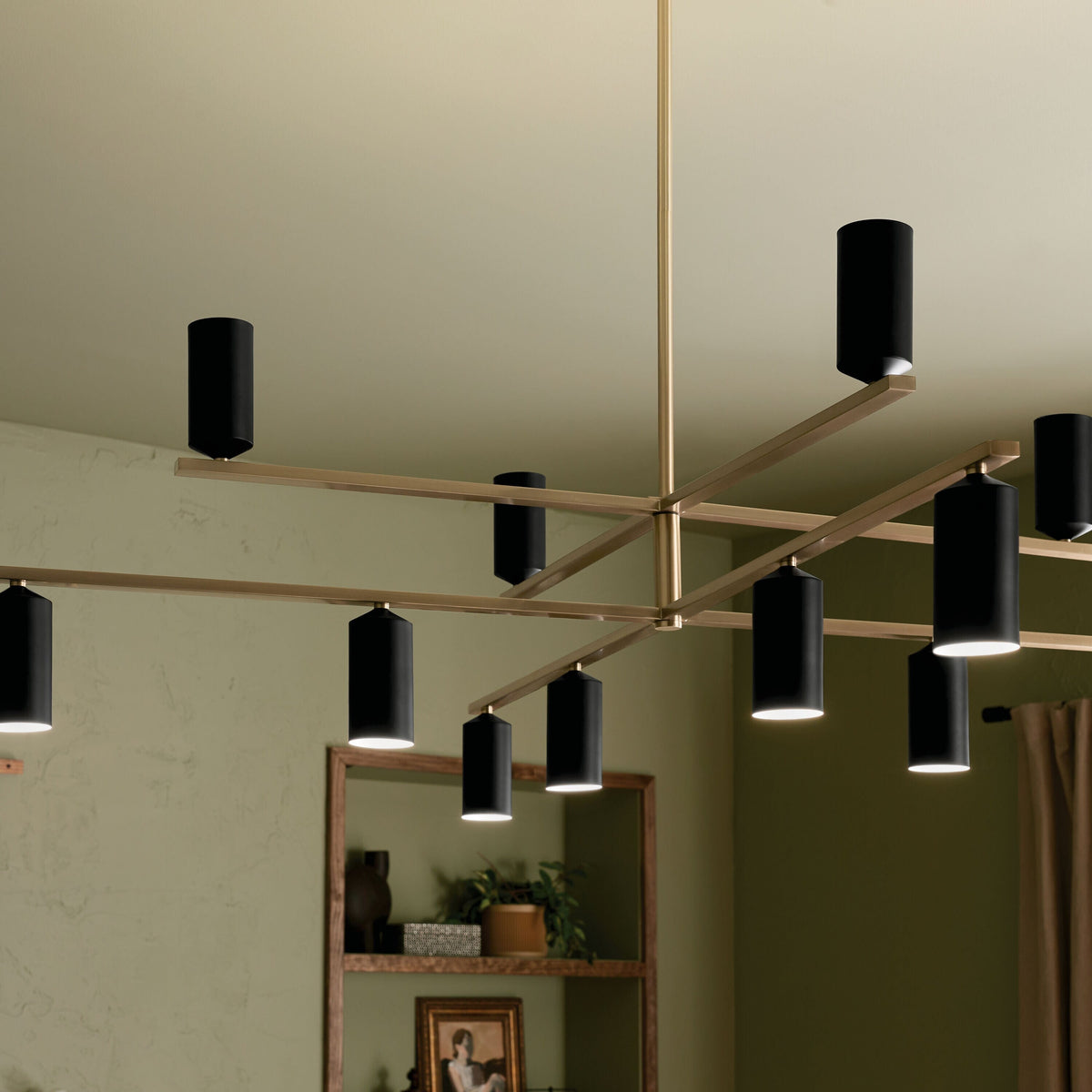 Kichler Gala 12-Light Gold Modern/Contemporary Led Chandelier