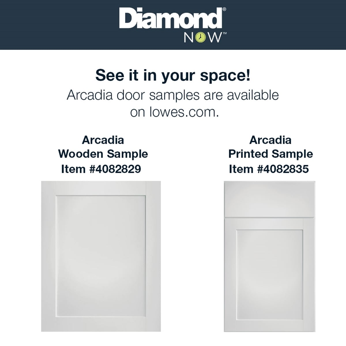 Diamond NOW Arcadia 24-in W x 35-in H x 23.75-in D White 3-Drawer Base Fully Assembled Cabinet (Recessed Panel Shaker Style)