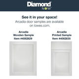 Diamond NOW Arcadia 18-in W x 35-in H x 23.75-in D White 3-Drawer Base Fully Assembled Cabinet (Recessed Panel Shaker Style)
