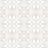 Annabelle Gray 8-in x 8-in Glazed Porcelain Encaustic Floor Tile (0.42-sq. ft/ Piece)