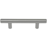 Laurey Melrose 5-1/16-in (128mm) Center to Center Brushed Satin Nickel Cylindrical Bar Drawer Pull
