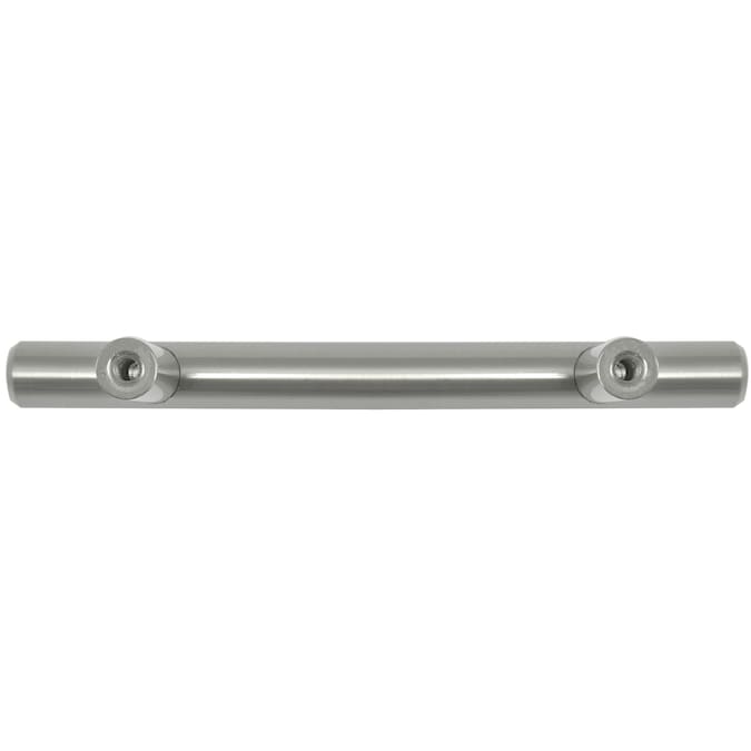 Laurey Melrose 5-1/16-in (128mm) Center to Center Brushed Satin Nickel Cylindrical Bar Drawer Pull