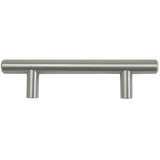 Laurey Melrose 5-1/16-in (128mm) Center to Center Brushed Satin Nickel Cylindrical Bar Drawer Pull