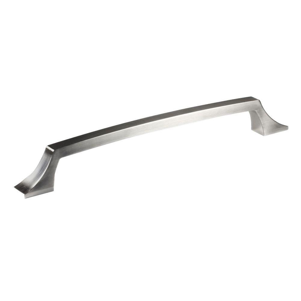 5-1/16 in. (128 mm) Center-to-Center Brushed Nickel Transitional Drawer Pull - Super Arbor