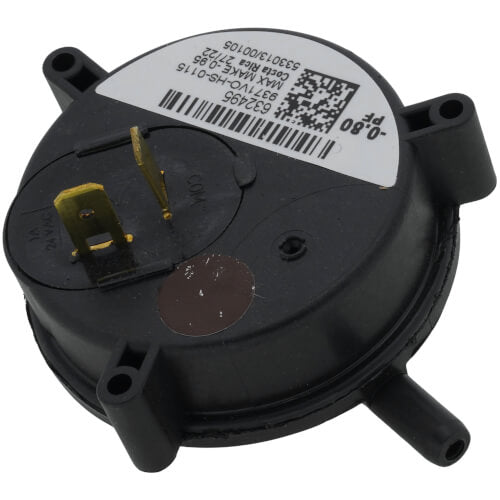 Nordyne 632495R pressure switch - front view (Product Type: Pressure Switch)
