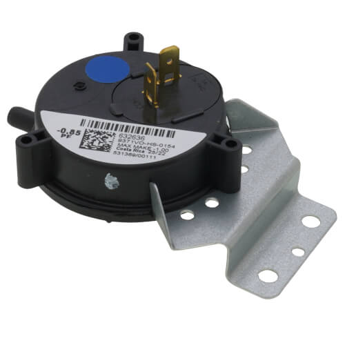 Nordyne 632636R pressure switch - front view (Product Type: Pressure Switch)