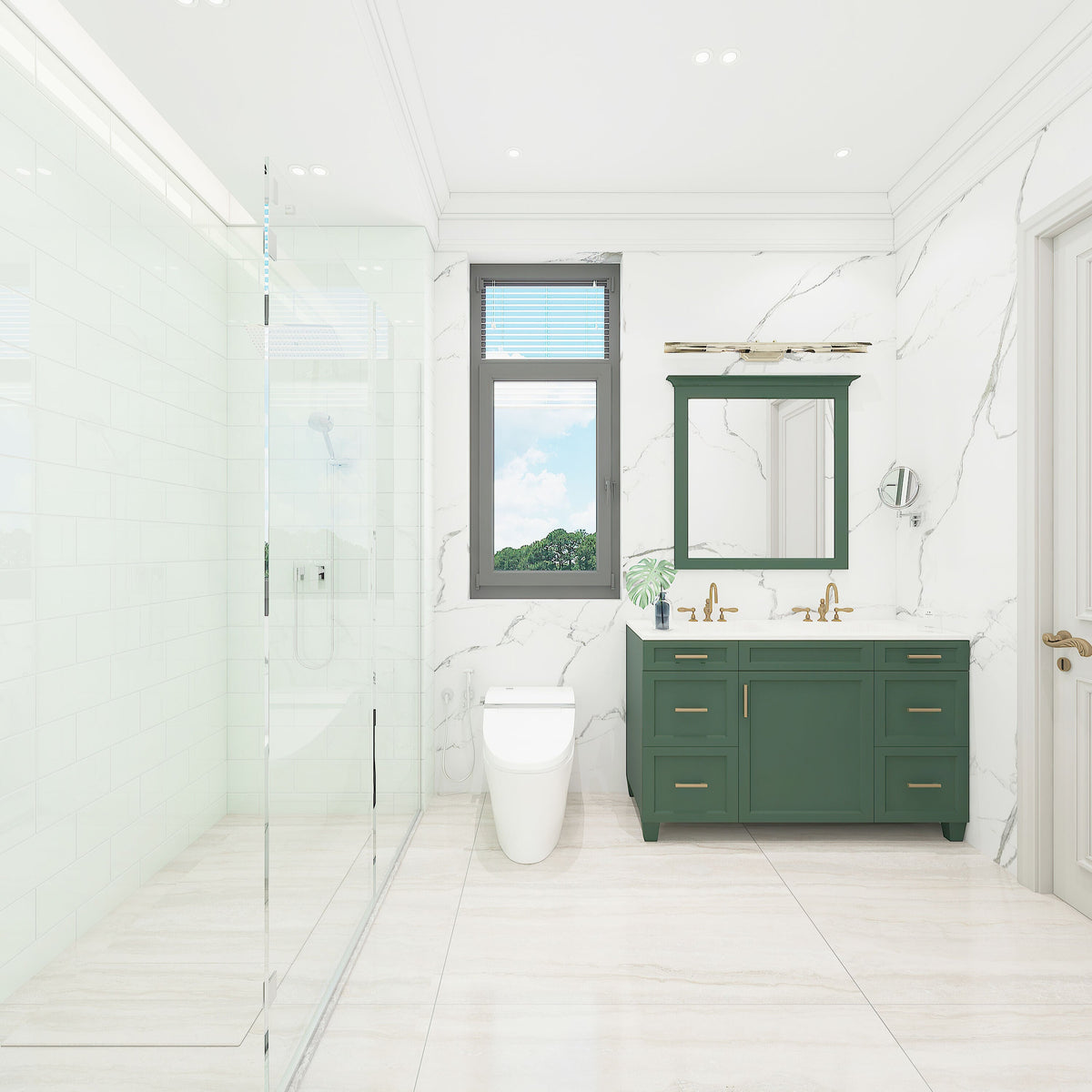 Giorbello Classic Premium Dove White 6-in x 12-in Glossy Glass Subway Wall Tile (5-sq. ft/ Carton)