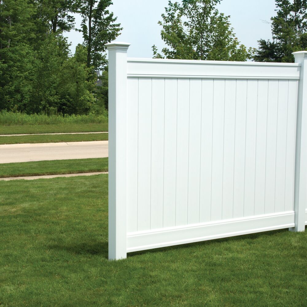 Freedom 5-in W x 5-in L White Vinyl Fence Post Cap- Fits Common Post Measurement: 5-in x 5-in
