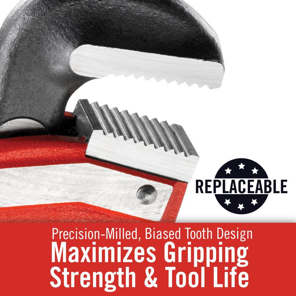 14 in. Heavy-Duty Straight Pipe Wrench - Super Arbor