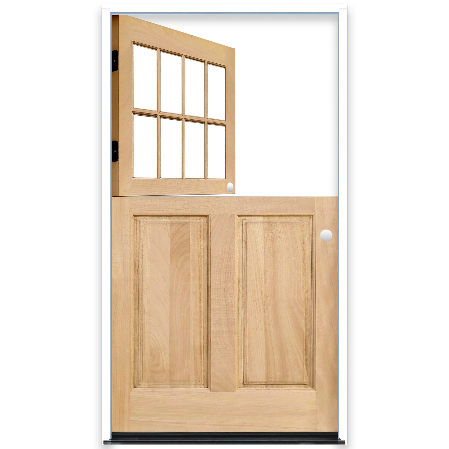 Creative Entryways 2/3 Lite Left-Hand Inswing Unfinished Prehung Dutch Front Door