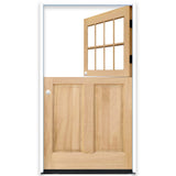 Creative Entryways 4-9/16-in Wood 2/3 Lite Right-Hand Inswing Prehung Dutch Door