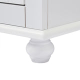 ModernLuxe 15.7-in W x 62.5-in H Wood Composite White Wall-mount Utility Storage Cabinet
