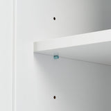 ModernLuxe 15.7-in W x 70-in H Wood Composite White Wall-mount Utility Storage Cabinet