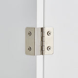 ModernLuxe 15.7-in W x 70-in H Wood Composite White Wall-mount Utility Storage Cabinet