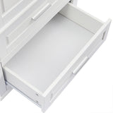 ModernLuxe 15.7-in W x 70-in H Wood Composite White Wall-mount Utility Storage Cabinet