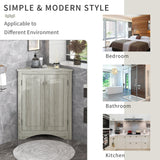 ModernLuxe 17.2-in W x 31.5-in H Wood Composite Oak Wall-mount Utility Storage Cabinet