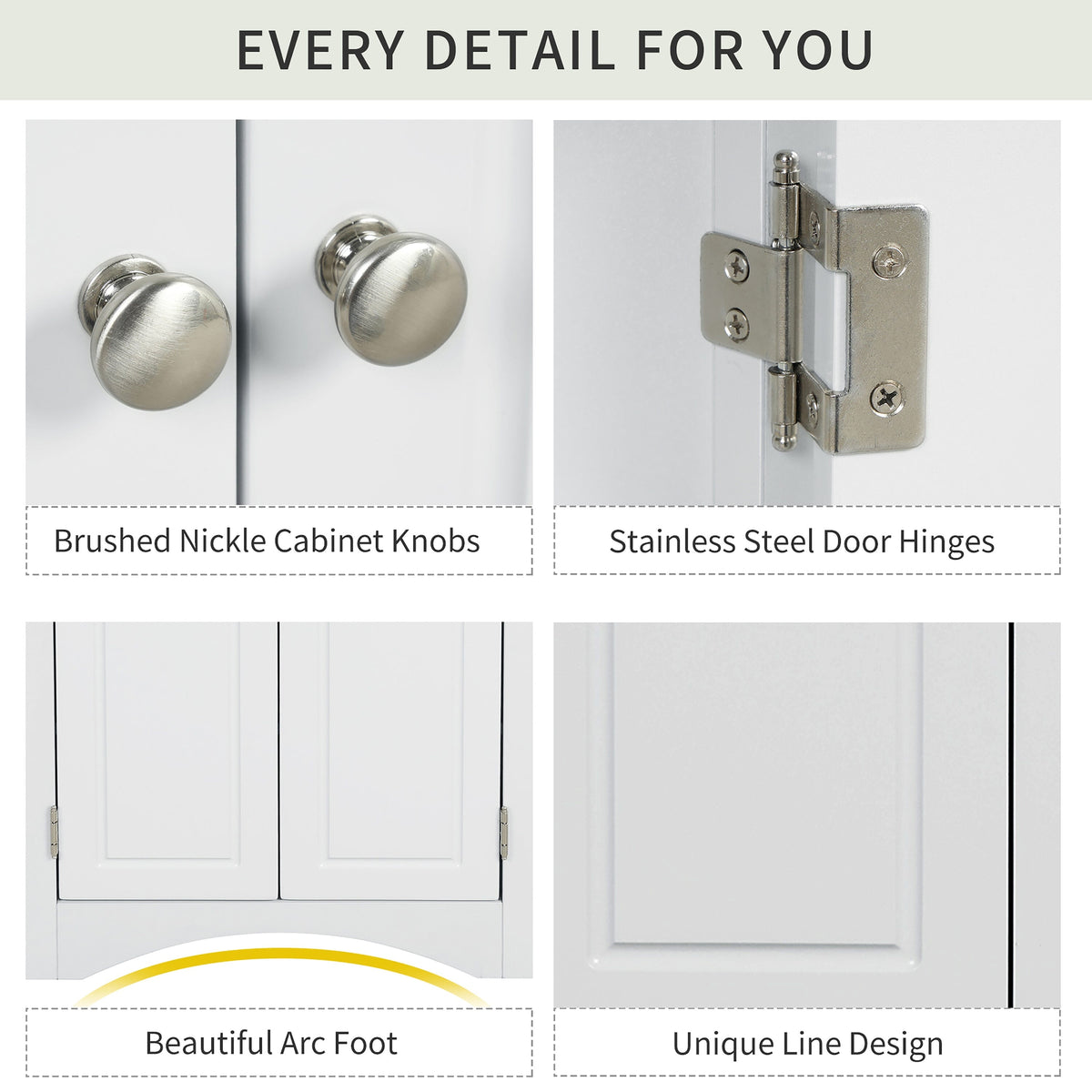 ModernLuxe 17.2-in W x 31.5-in H Wood Composite White Wall-mount Utility Storage Cabinet